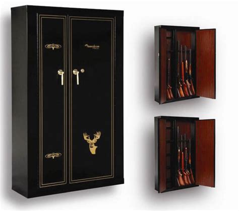 steel gun cabinet 16 x 21 x 55 in|14 gun security cabinet.